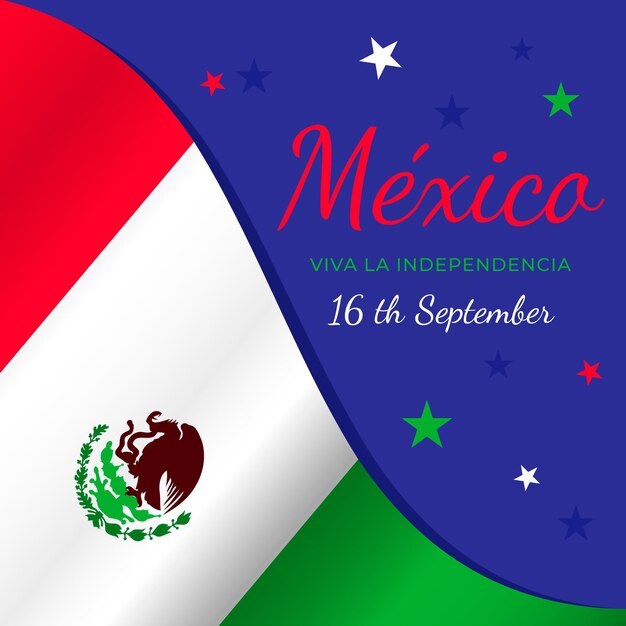 Bandera del dia internacional de mexico