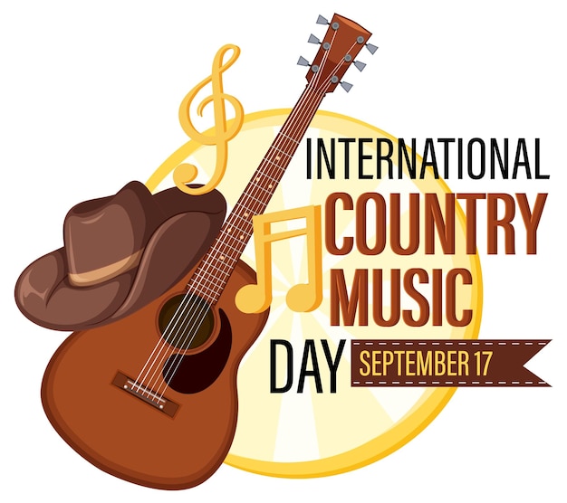 Bandera del día internacional de la música country