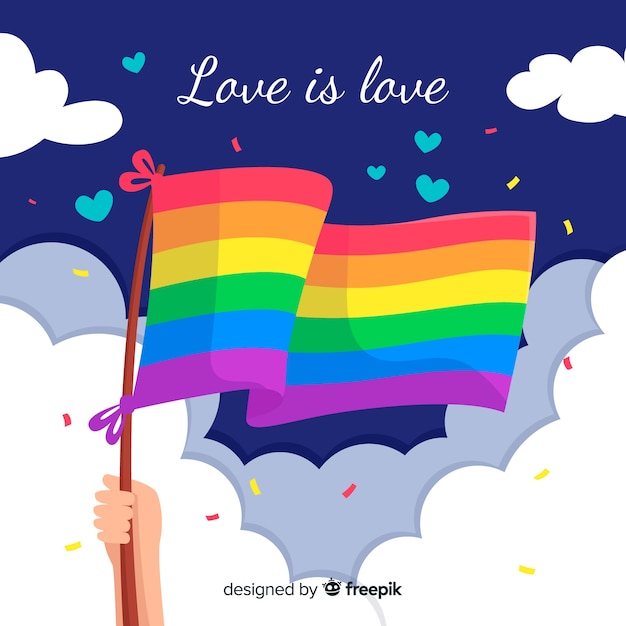 Bandera del día del orgullo