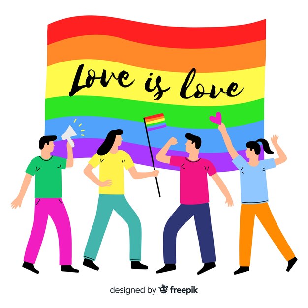 Bandera del día del orgullo