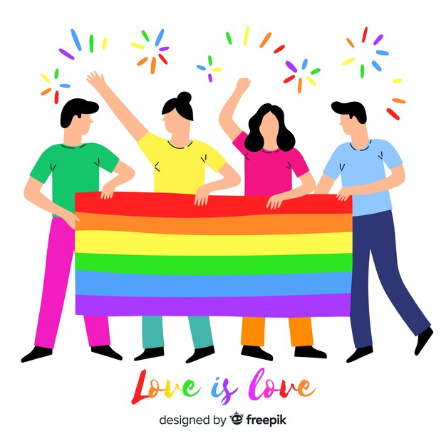 Bandera del día del orgullo