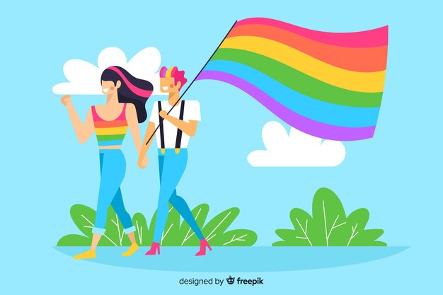 Bandera del día del orgullo
