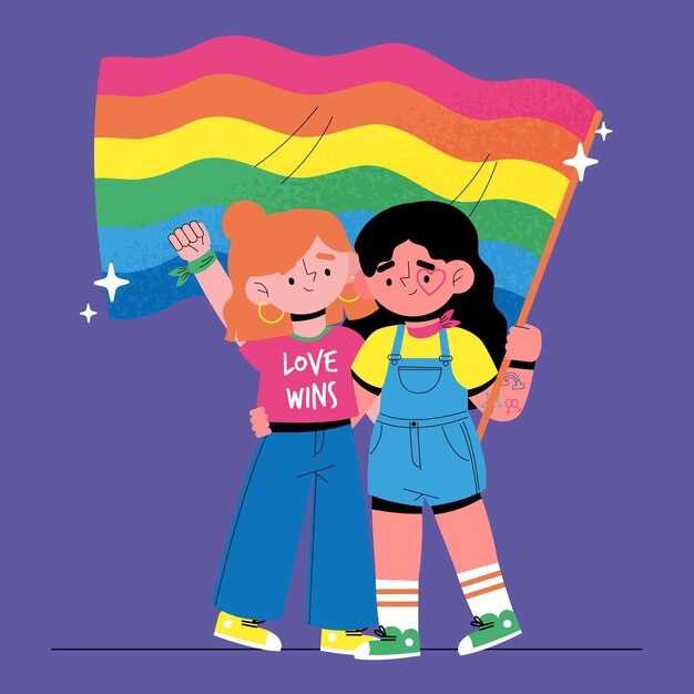 Bandera del evento del día del orgullo