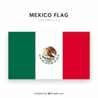 Vector gratuito bandera de mexico
