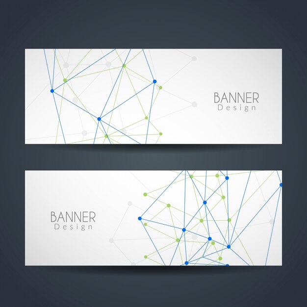 Banderas tecnológicos modernos