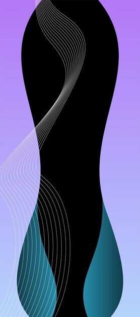 banderín de fondo con gradiente de colores
