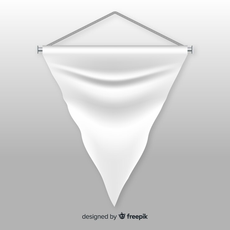 Vector gratuito banderín de tela 