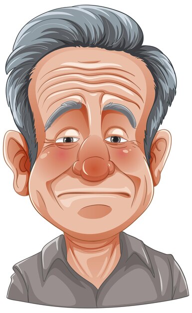 Bangkok Tailandia 25 de mayo de 2023 Caricatura de Robin Williams