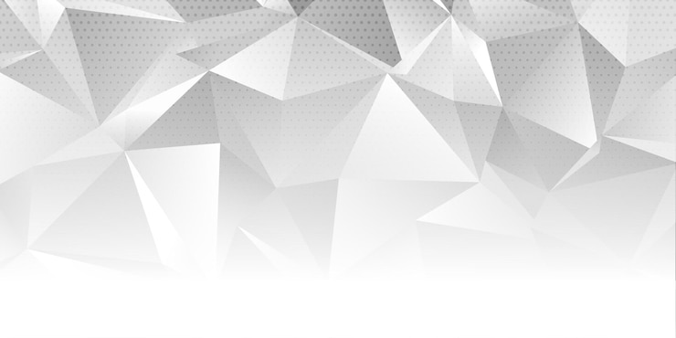 Vector gratuito banner abstracto con un diseño monótono de baja poli
