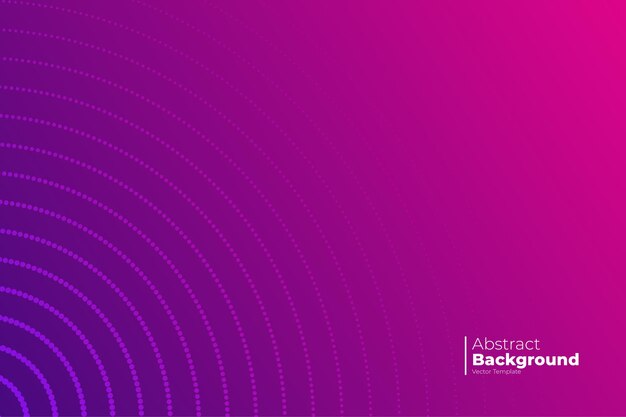 Banner abstracto con fondo degradado