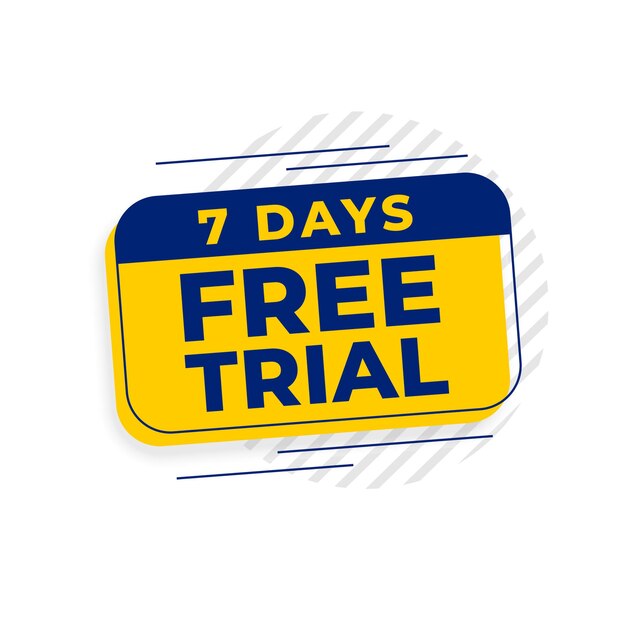 Banner de acceso de prueba gratuita de 7 días