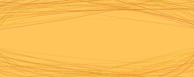 Banner amarillo abstracto