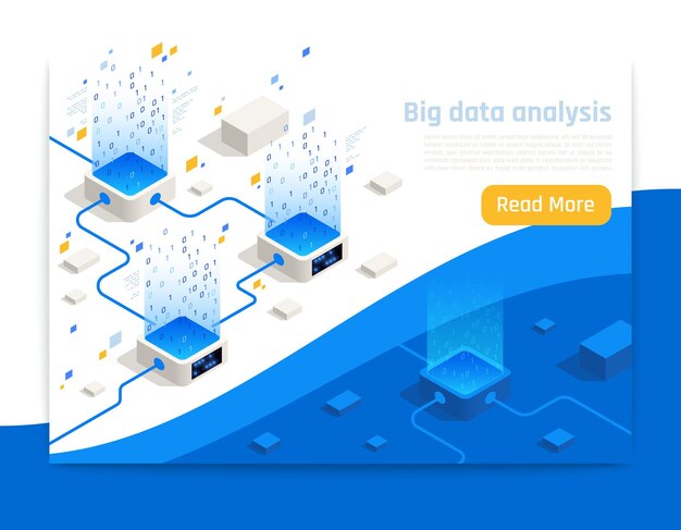 Banner de análisis de big data