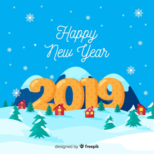 Banner de año nuevo 2019