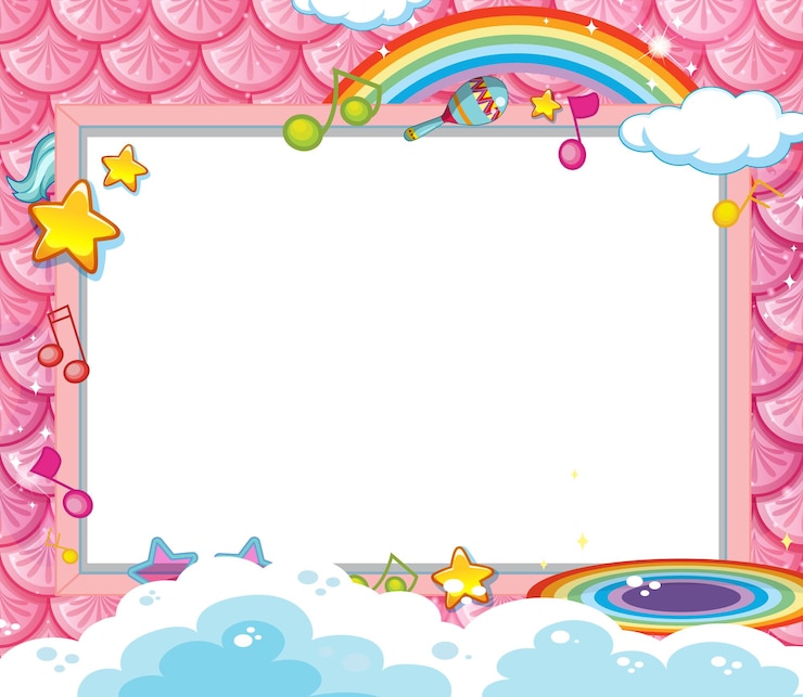 Vector gratuito banner en blanco en escamas de pescado rosa