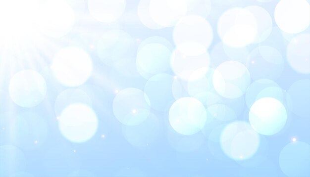 Banner brillante abstracto bokeh con efecto desenfocado
