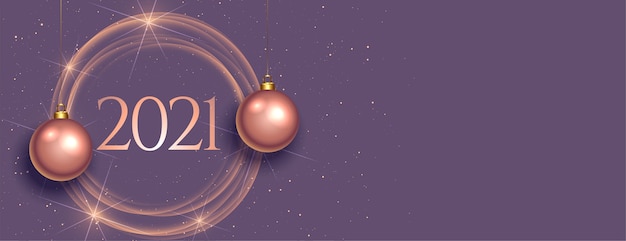 Banner de celebración brillante feliz año nuevo