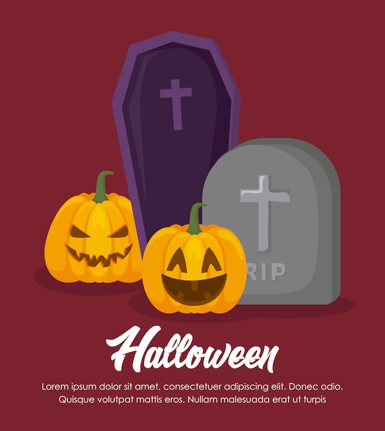 Banner de celebración de halloween