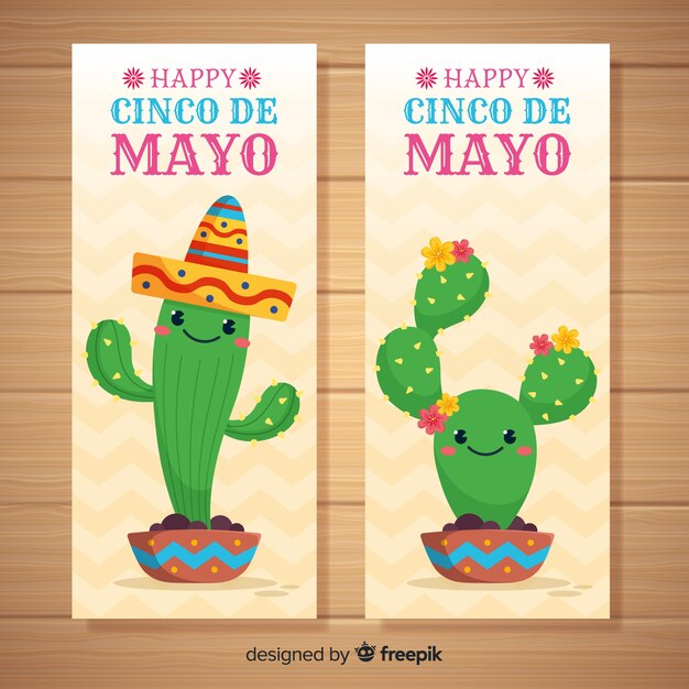 Banner del cinco de mayo