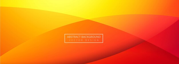 Banner colorido abstracto