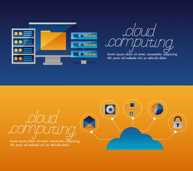 Banner de computación en la nube