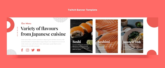 Banner de contracción de alimentos de diseño plano