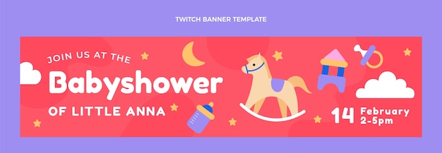 Banner de contracción de babyshower