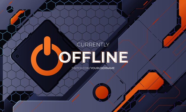 Banner de contracción futurista moderno con plantilla de formas abstractas
