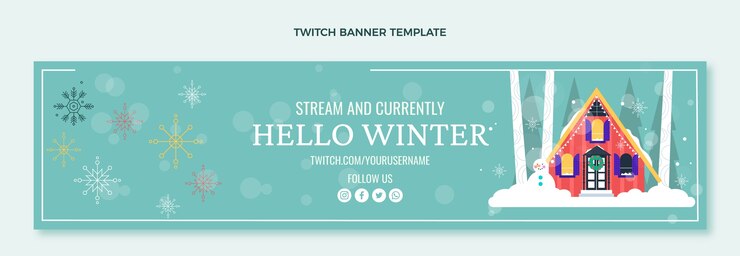 Vector gratuito banner de contracción plana de invierno