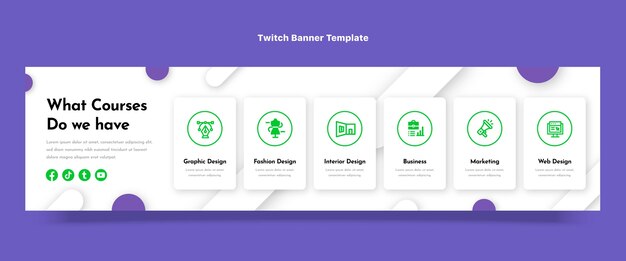 Banner de contracción de tecnología mínima de diseño plano