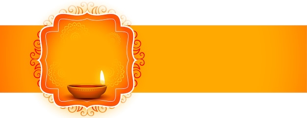 Banner decorativo del festival indio feliz diwali