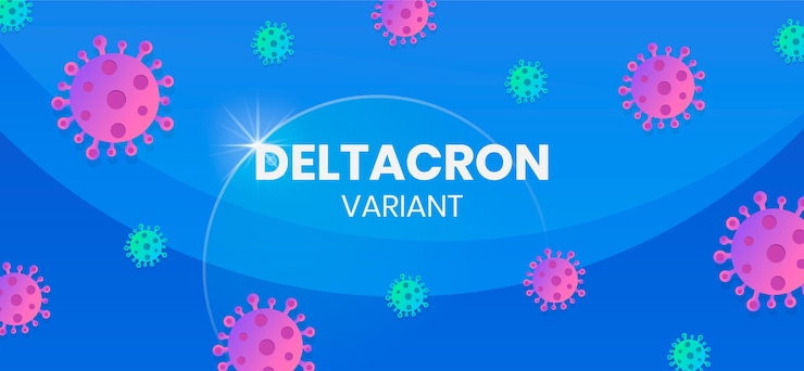 Vector gratuito banner degradado deltacron