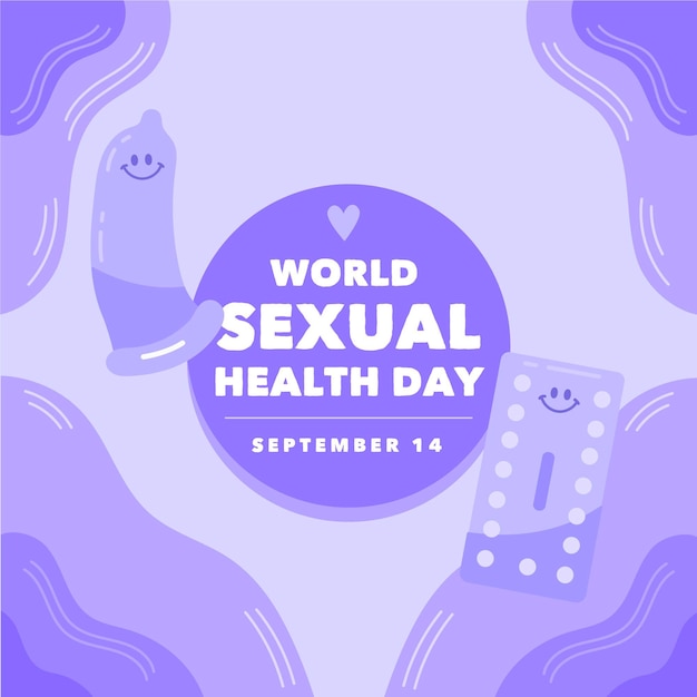 Vector gratuito banner del día mundial de la salud sexual