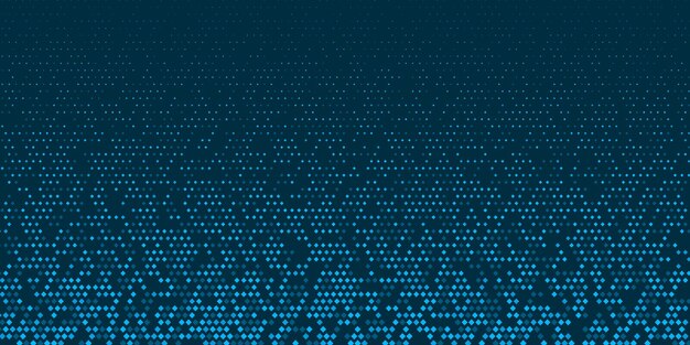 Banner de diseño de píxeles abstractos