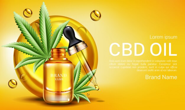 banner de extracto de cannabinoide de cáñamo