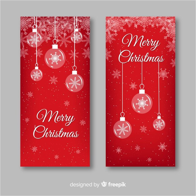 Banner de feliz navidad