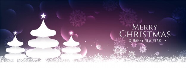 Banner de festival elegante abstracto feliz Navidad