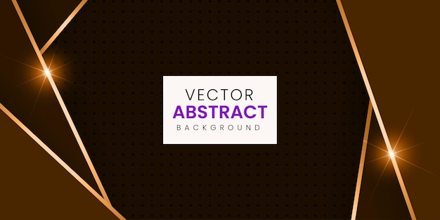 Banner de fondo abstracto monocromático multipropósito de medios tonos de corte de papel de lujo marrón oscuro