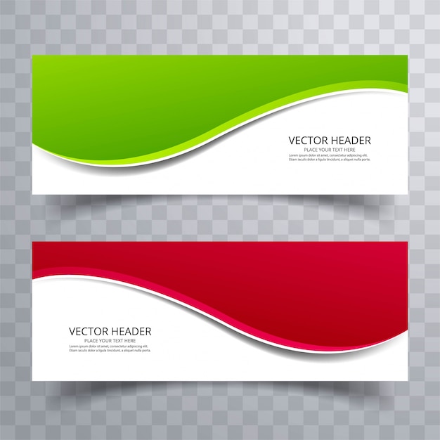 Vector gratuito banner fondo plantilla moderna diseño colorido onda