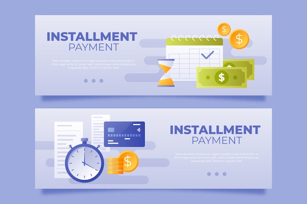 Banner horizontal de cuota degradada