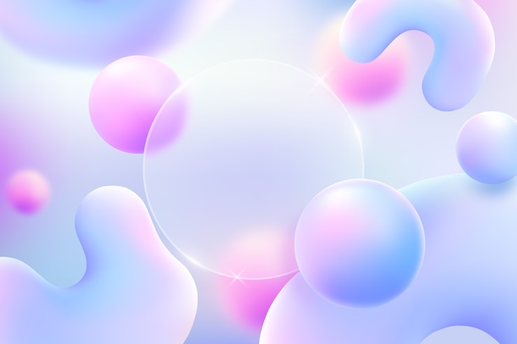 Vector gratuito banner horizontal degradado de morfismo de vidrio