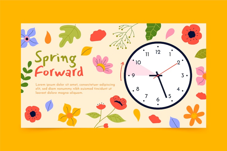 Vector gratuito banner horizontal delantero de resorte plano