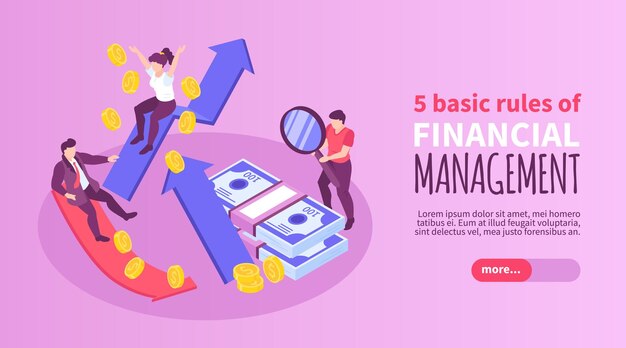 Banner horizontal de finanzas