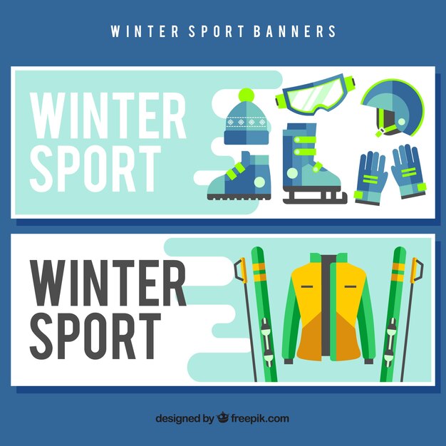 Banner de invierno