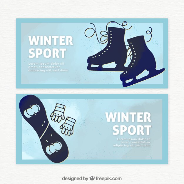 Banner de invierno