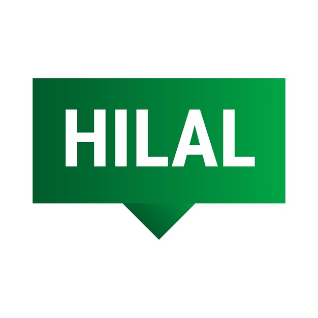 Banner de llamada de vector verde oscuro de avistamiento de Hilal con información sobre la luna creciente