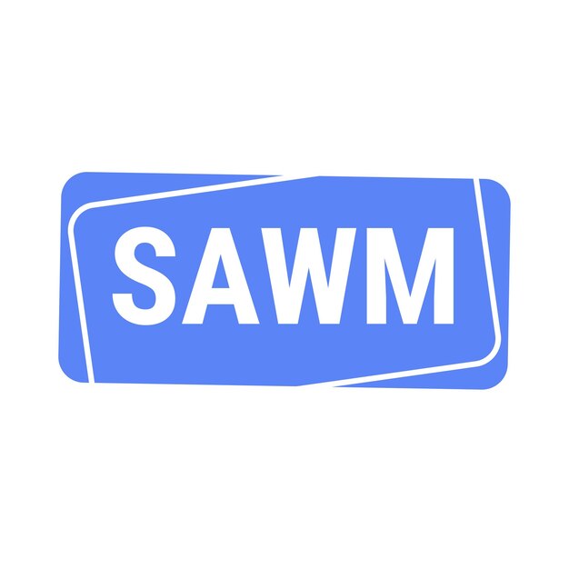 Banner de llamada vectorial azul Sawm con información sobre el ayuno y la oración en Ramadán