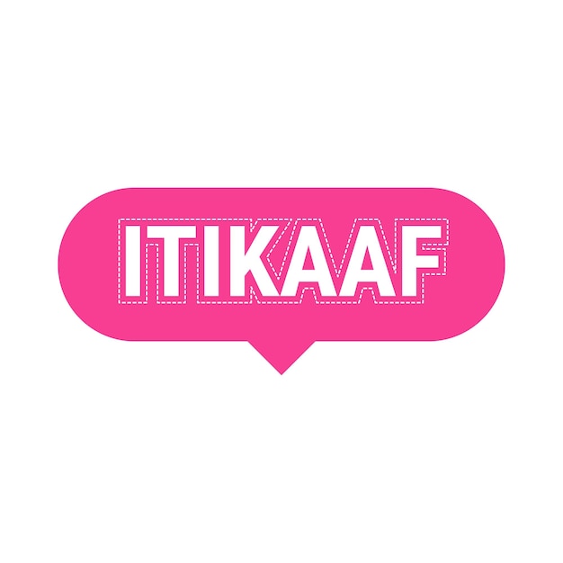 Vector gratuito banner de llamada vectorial rosa de itikaaf con información sobre donaciones y reclusión durante el ramadán