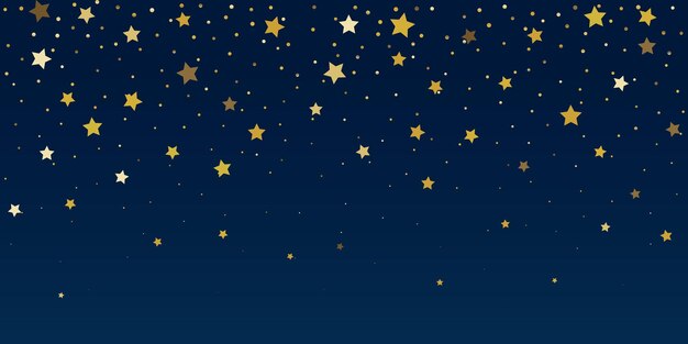 Banner navideño con diseño de estrellas