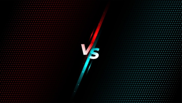 Vector gratuito banner de pantalla de batalla versus vs fight